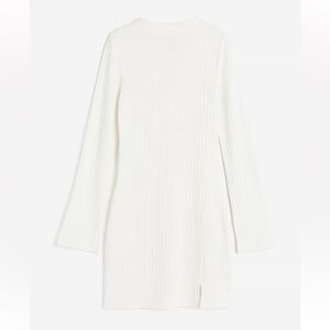 NWT M&M Cream Ribbed Bodycon Dress